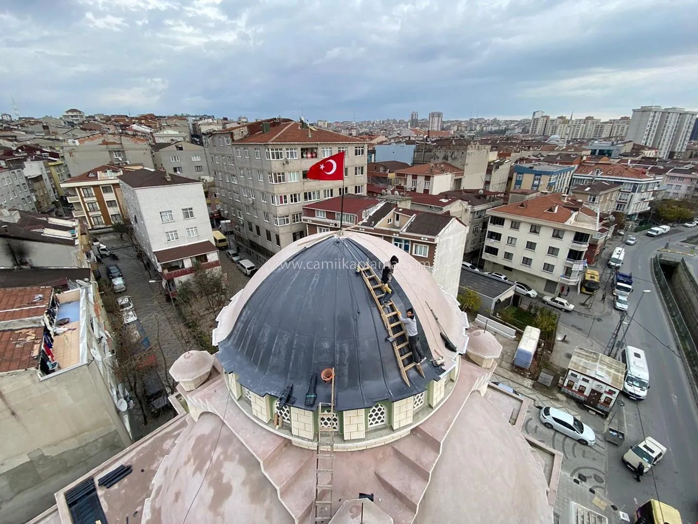 Cami Bakır Kaplama uygulaması 5