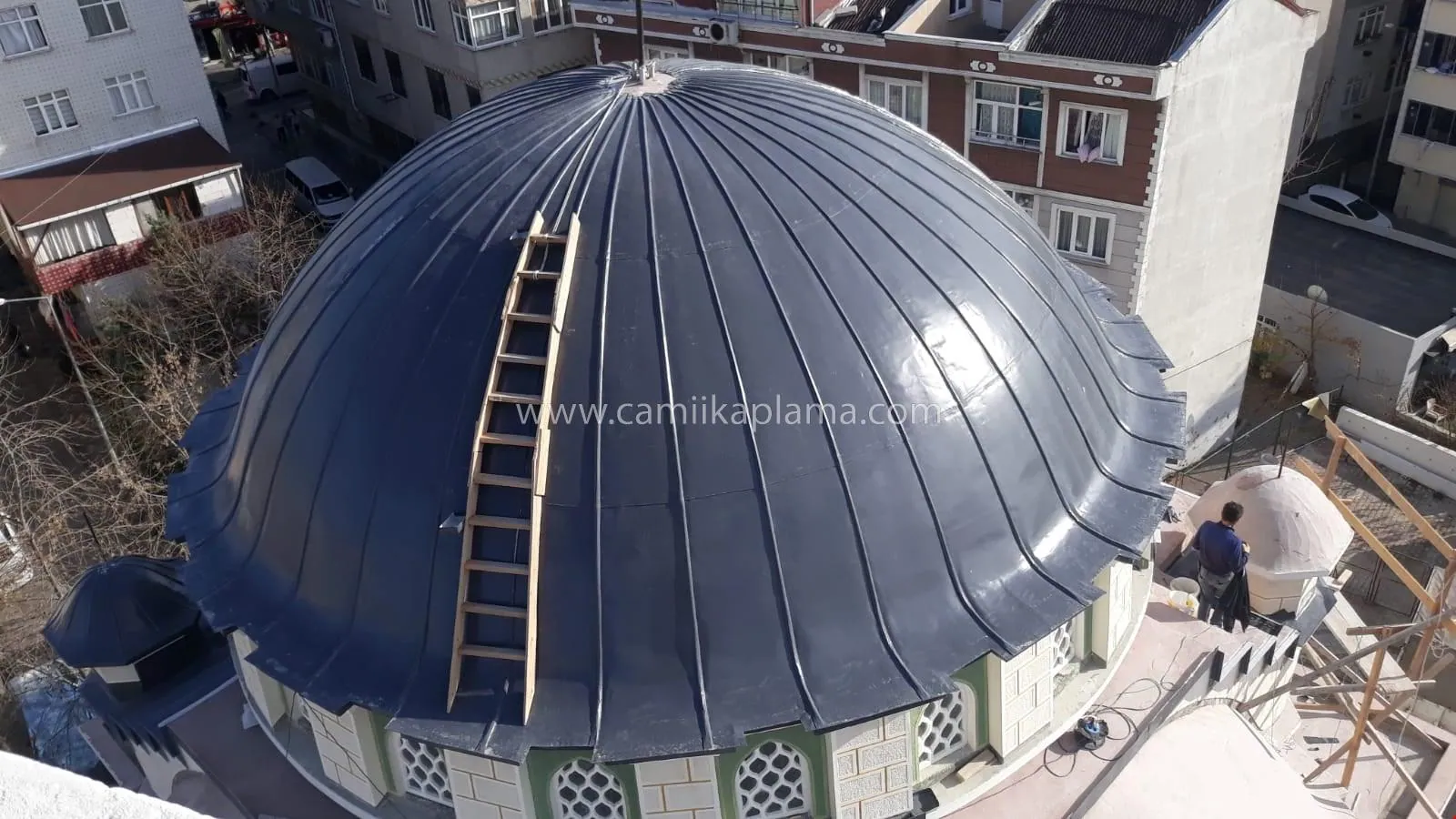 Cami Şadırvan Kaplama uygulaması 2