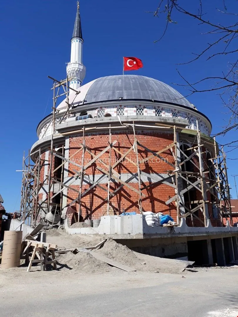 Paşamandıra Merkez Camii uygulama detayı