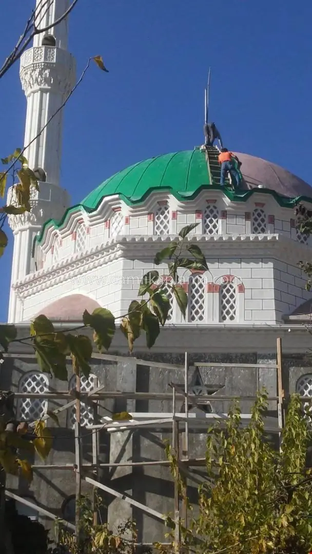 Perçin Köyü Merkez Camii uygulama detayı
