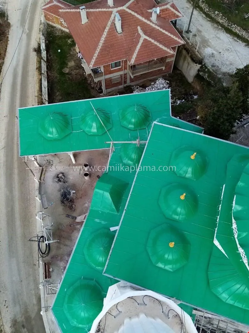 Perçin Köyü Merkez Camii uygulama detayı
