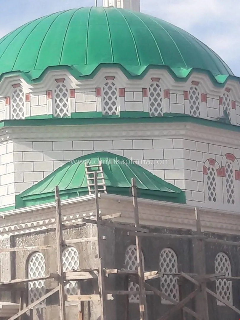 Perçin Köyü Merkez Camii uygulama detayı