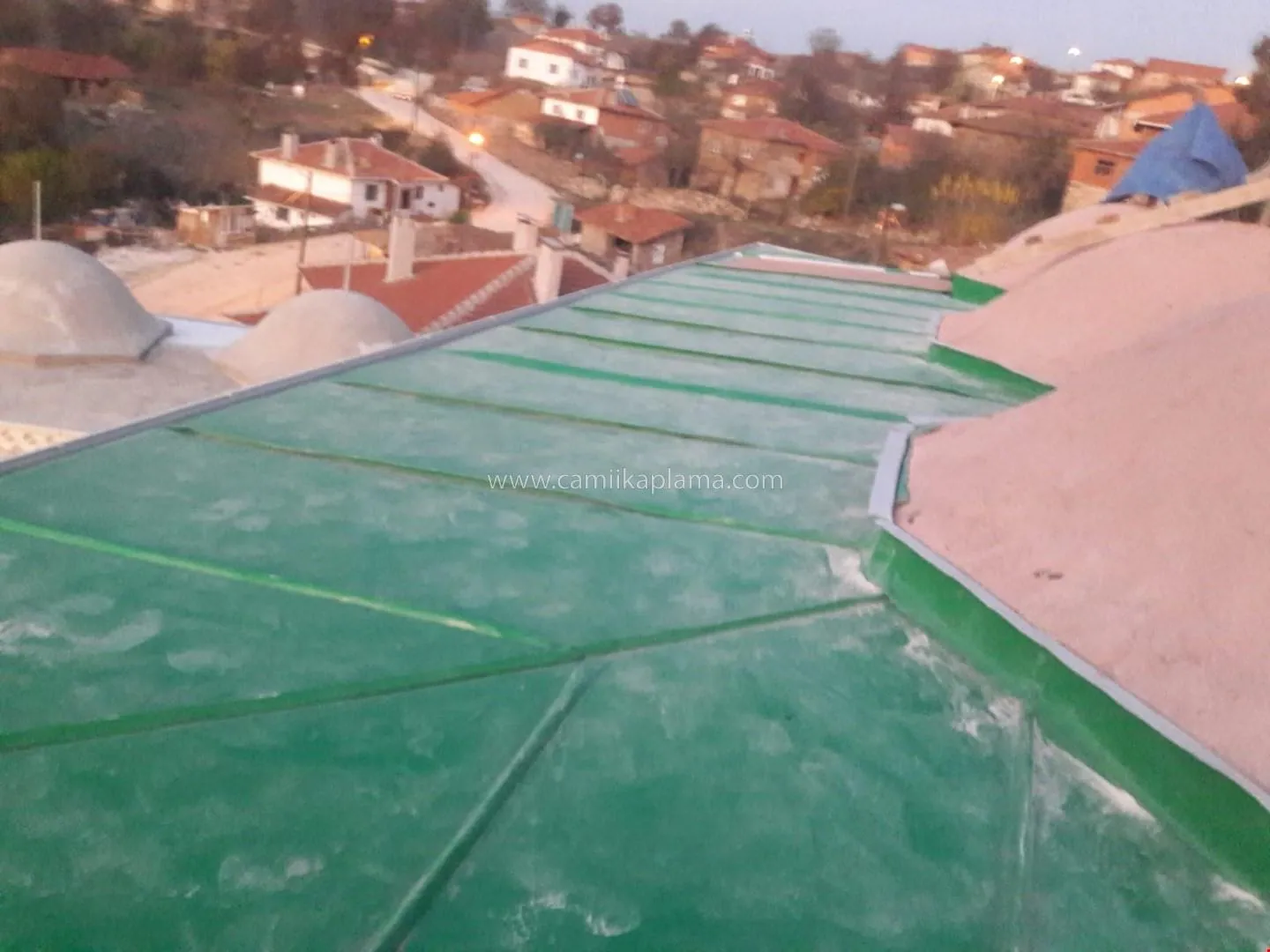 Perçin Köyü Merkez Camii uygulama detayı
