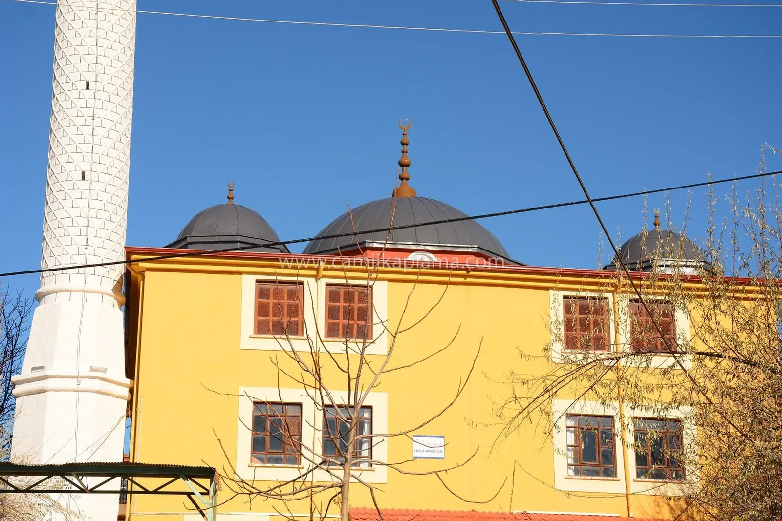 Çaltılar Köyü Camii uygulama detayı